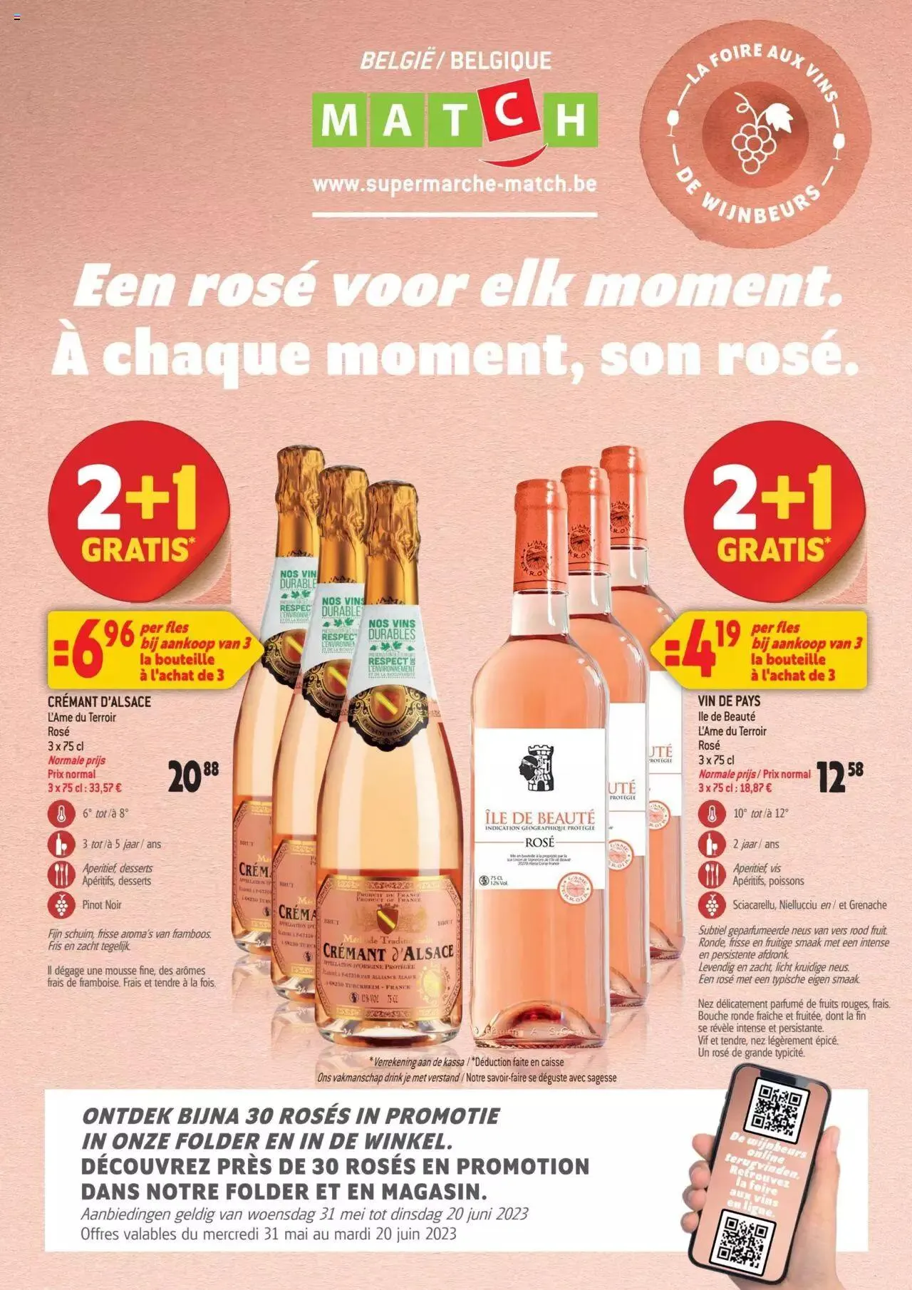 Match Supermarché Rosé van 20 juni tot 31 december 2023 - folder pagina 1