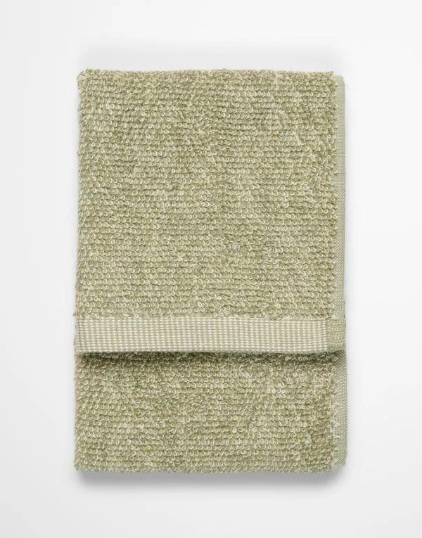 Marc O'Polo Timeless melange Mosgroen Gastendoek