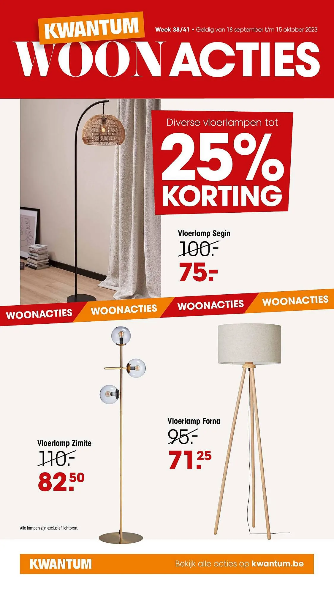 Kwantum folder van 2 oktober tot 15 oktober 2023 - folder pagina 1