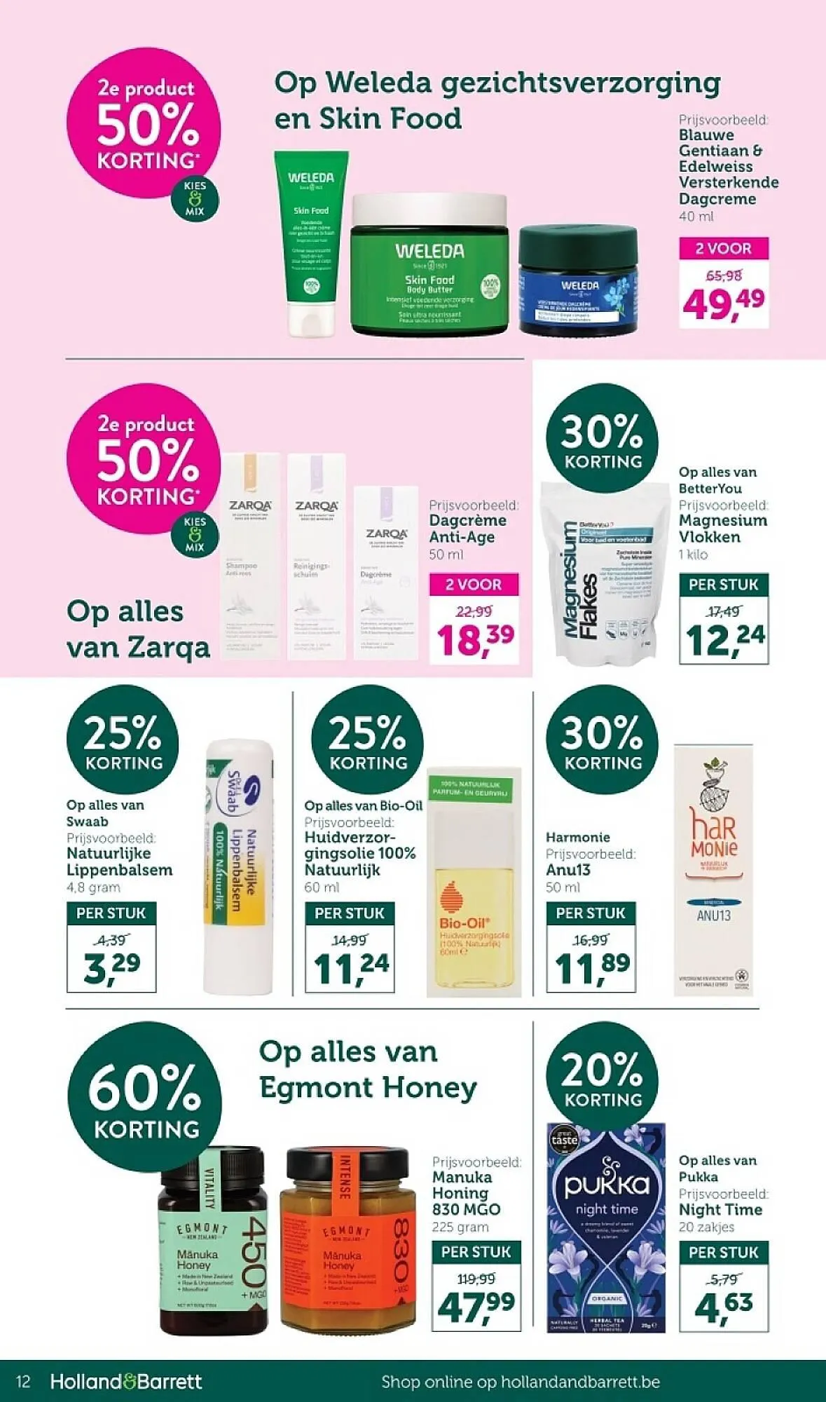 Holland & Barrett folder van 29 december tot 4 januari 2026 - folder pagina 12