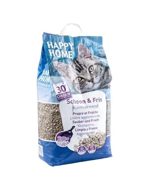 Happy Home Schoon & Fris Klontvormend - Kattenbakvulling - 20 l