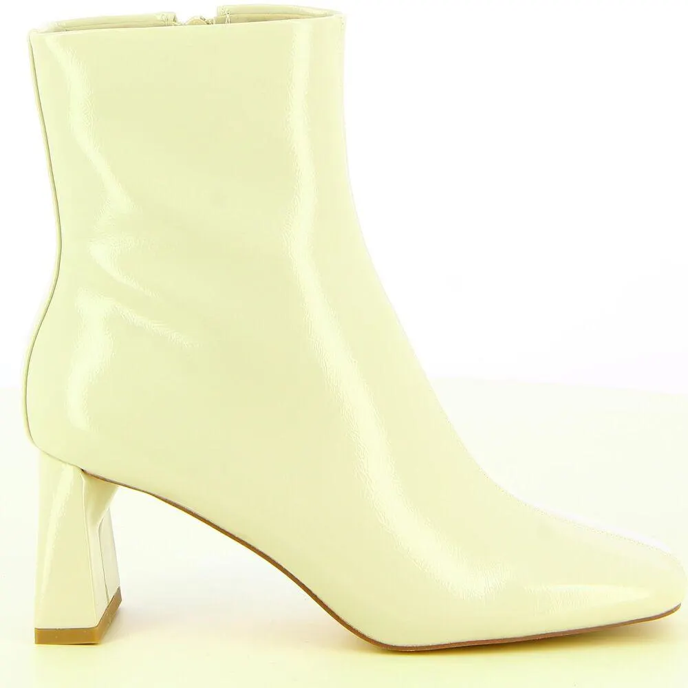 Ken Shoe fashion - Ecru Vernis - Enkellaarzen