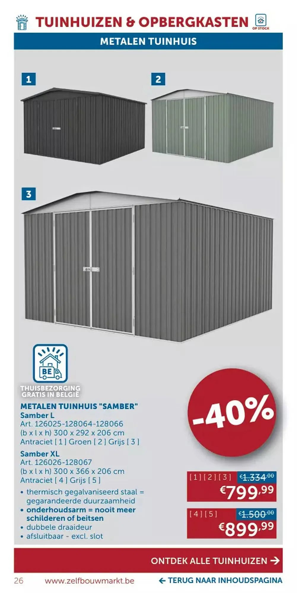 Zelfbouwmarkt folder van 15 augustus tot 18 september 2023 - folder pagina 26