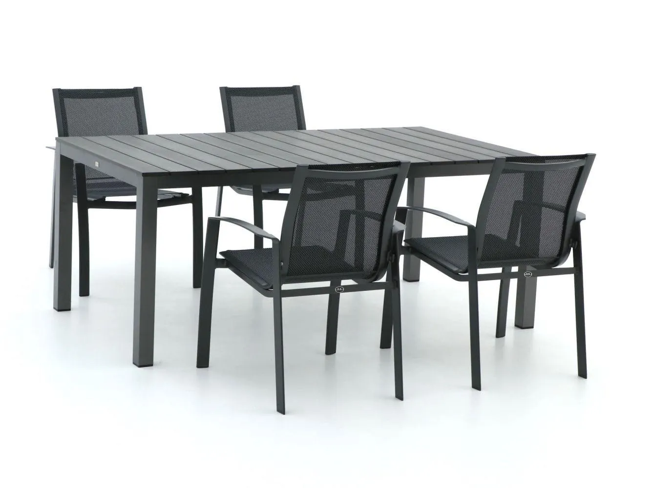 R&S Design Altea/Fidenza 183cm dining tuinset 5-delig stapelbaar