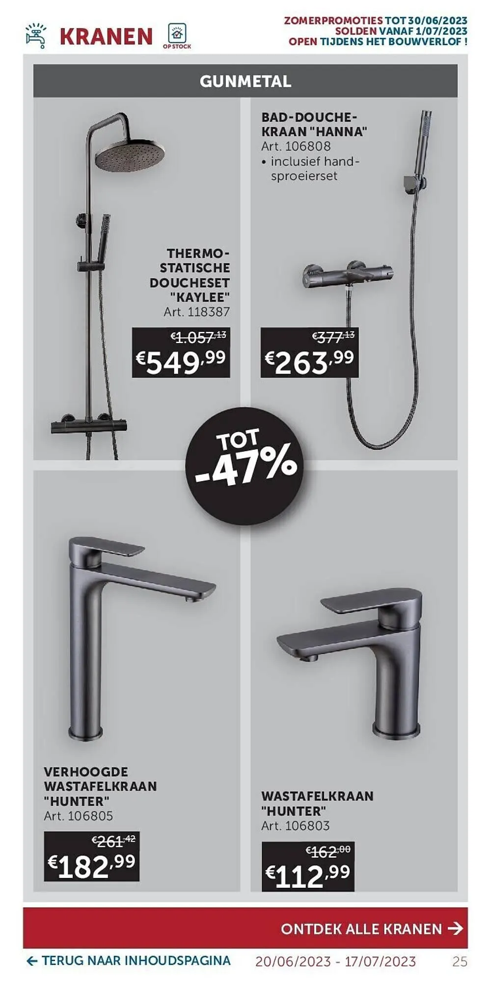 Zelfbouwmarkt folder van 20 juni tot 17 juli 2023 - folder pagina 25
