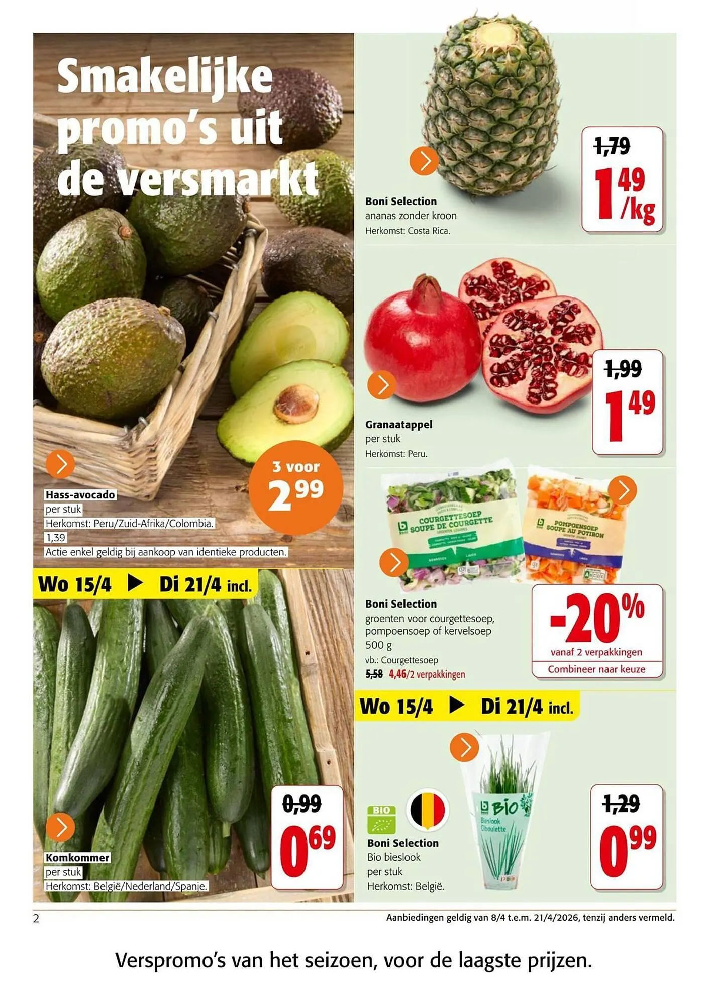 Colruyt folder van 8 april tot 21 april 2026 - folder pagina 2