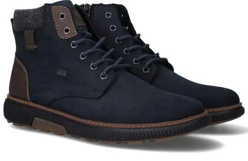 Rieker Veterboots Blauw Heren