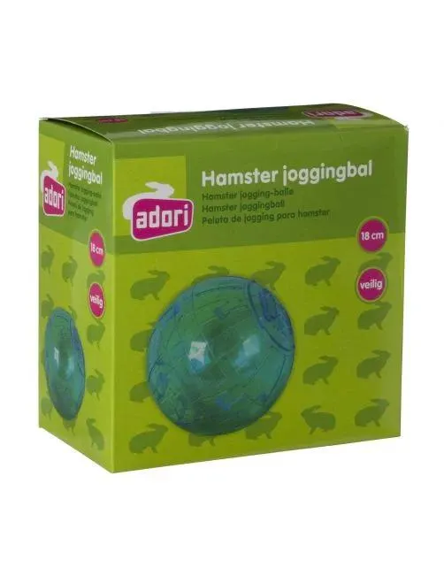 Adori Hamster Joggingbal Plastic M - Speelgoed - 18 cm