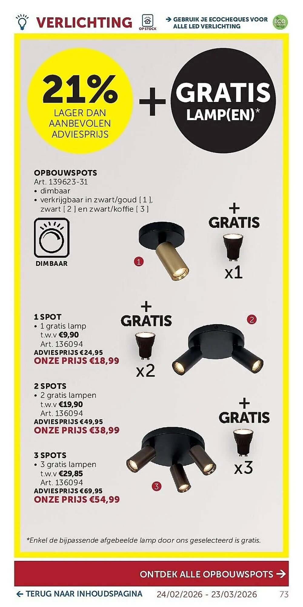 Zelfbouwmarkt folder van 24 februari tot 23 maart 2026 - folder pagina 73