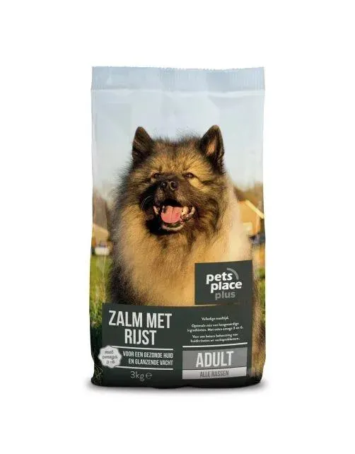 Pets Place Plus Hond Adult Zalm - Hondenvoer