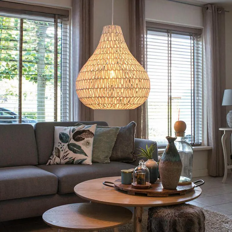 Scandinavische hanglamp wit 45 cm - Lina Drop