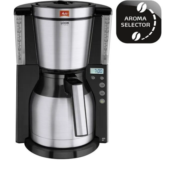 Melitta Look IV Koffiezetapparaat 1,4L timer anti-kalksysteem AromaSelector