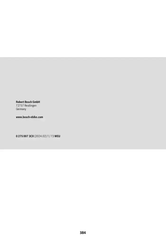 Electric Bike Manual van 12 februari tot 12 augustus 2025 - folder pagina 384