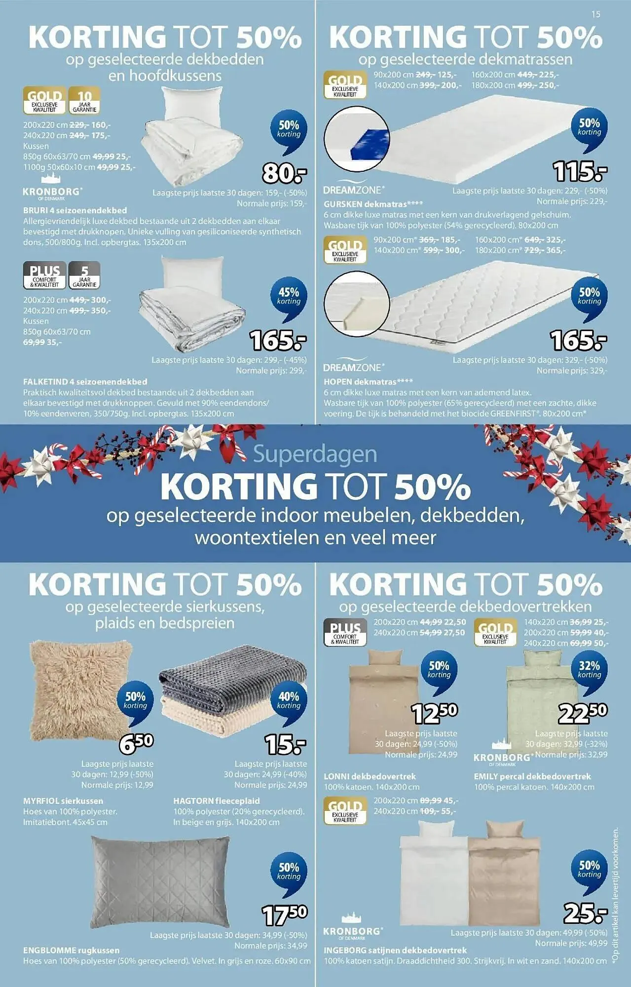 Jysk folder van 7 december tot 1 januari 2026 - folder pagina 15