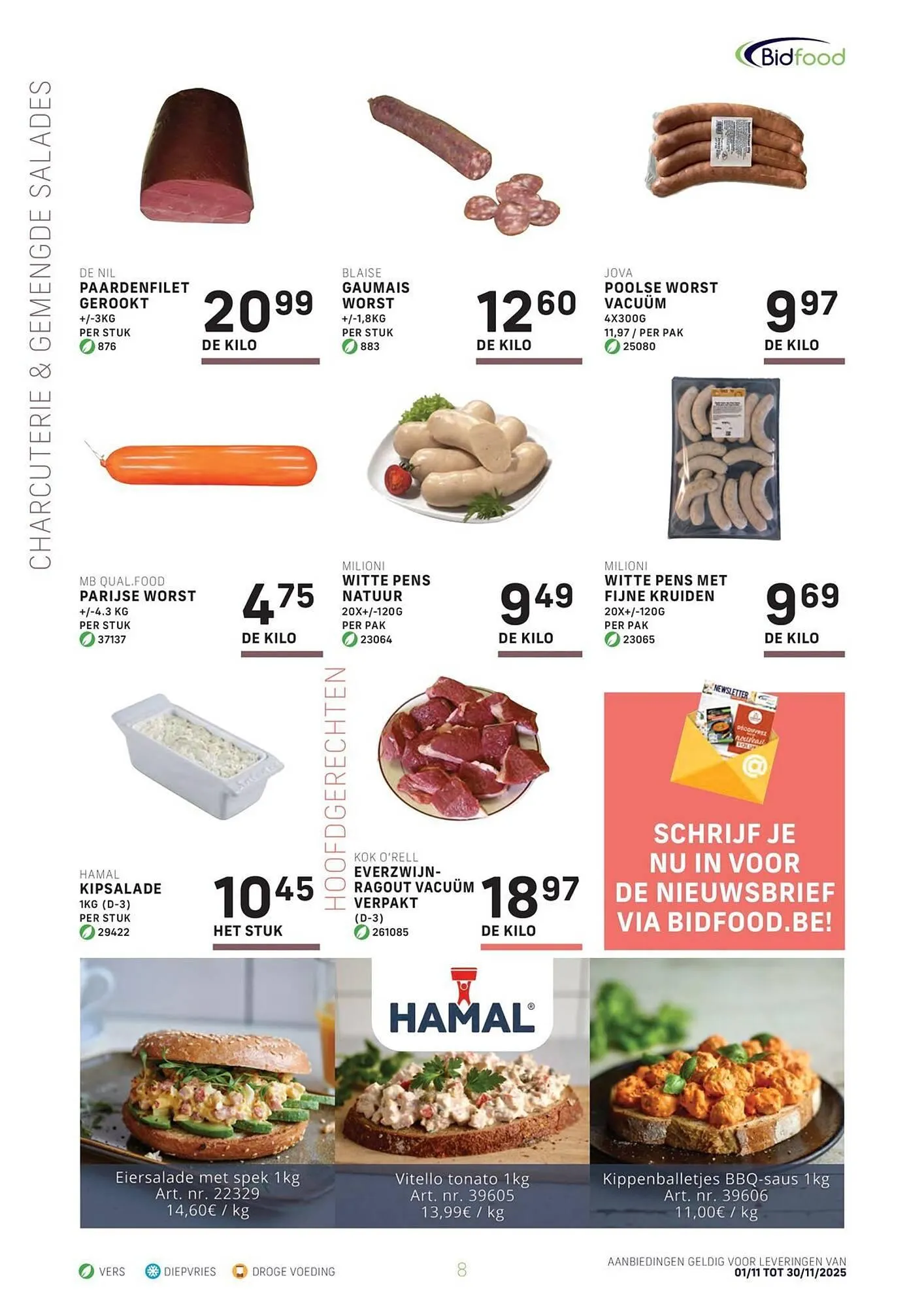 Bidfood folder van 31 oktober tot 30 november 2025 - folder pagina 8