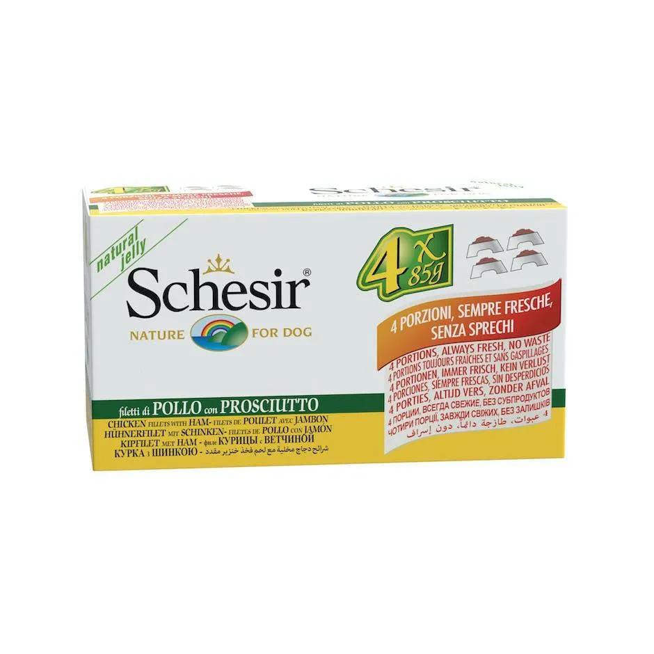 Schesir Dog Multipack - KIP & HAM (gelatine)
