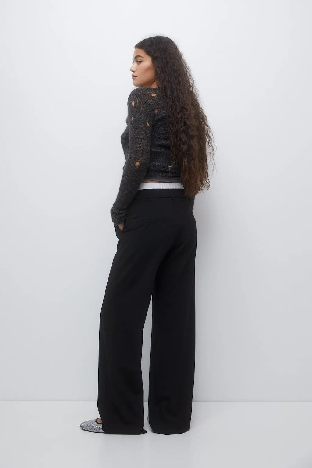 CONTRAST BOXER TROUSERS