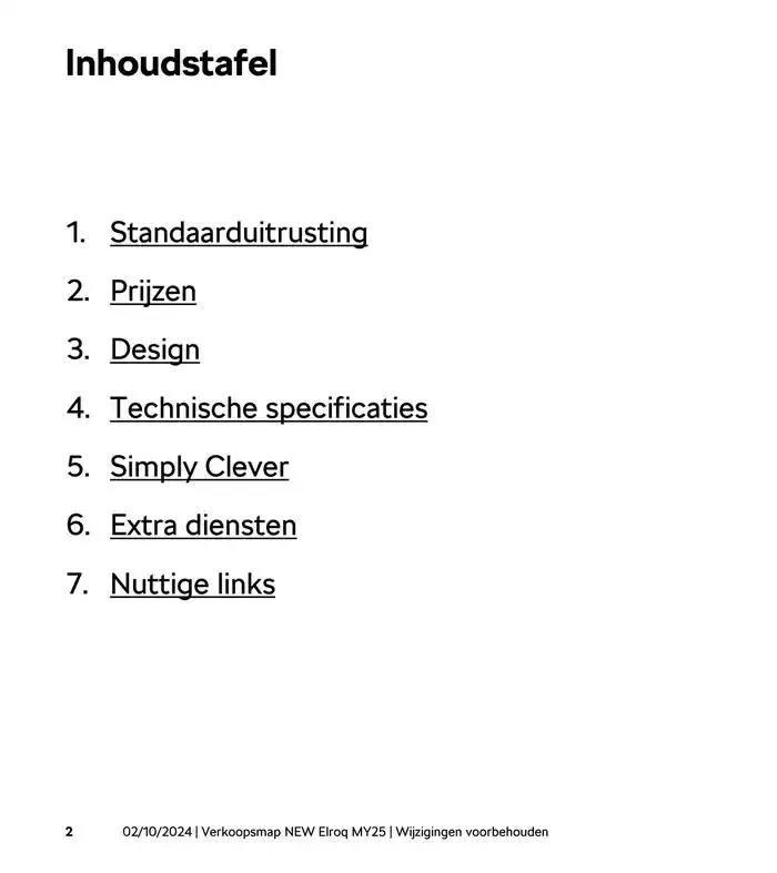 Price List van 31 december tot 31 december 2025 - folder pagina 3