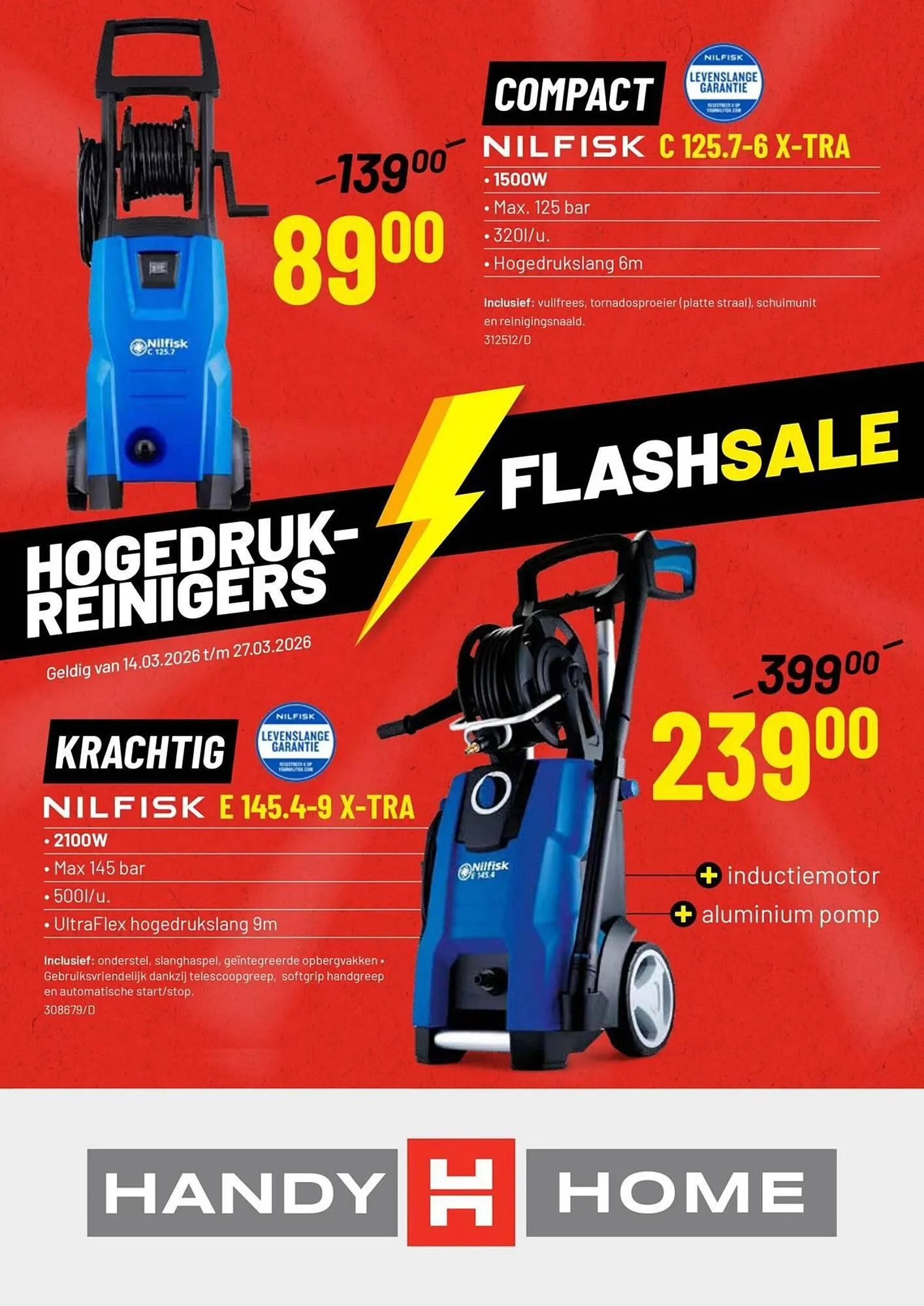 HandyHome folder van 14 maart tot 27 maart 2026 - folder pagina 1