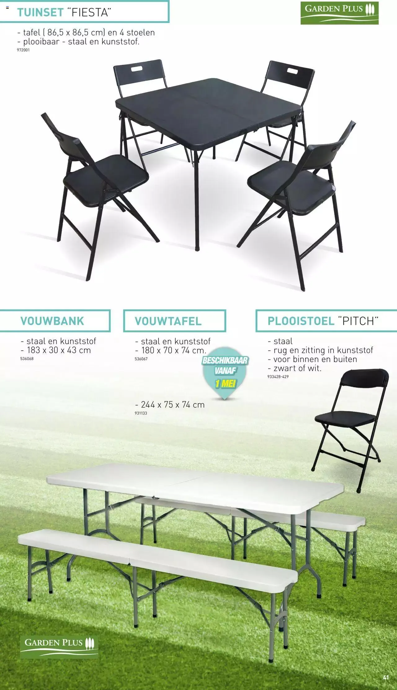 Hubo - Tuinmeubelen Special 2023 van 30 juni tot 31 december 2023 - folder pagina 41