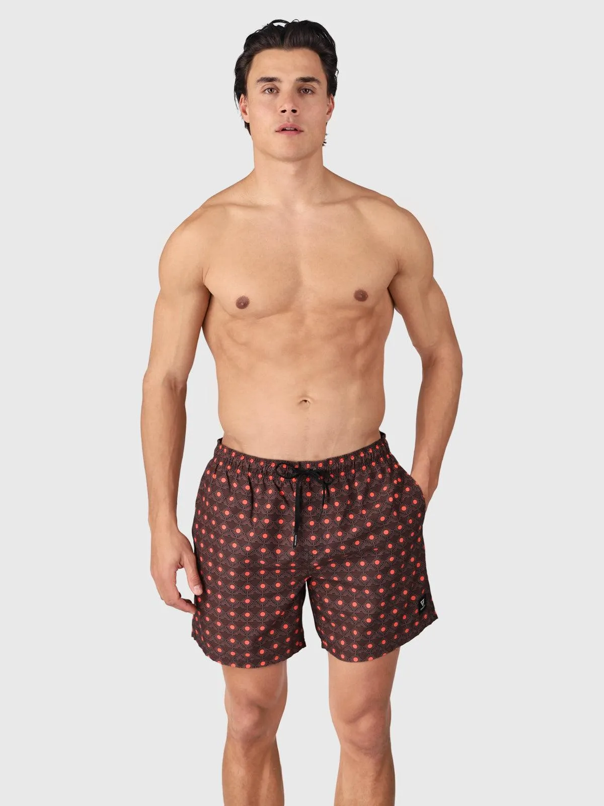 Cester-Mini Men Swim Shorts | Memories Of The Sun Pirate Black