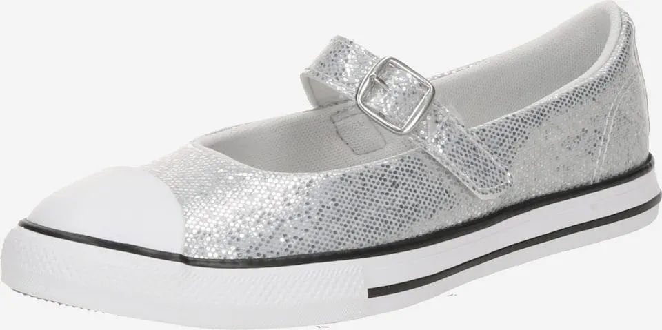 CONVERSE Ballerina's 'CTAS DAINTY' in Zilver
