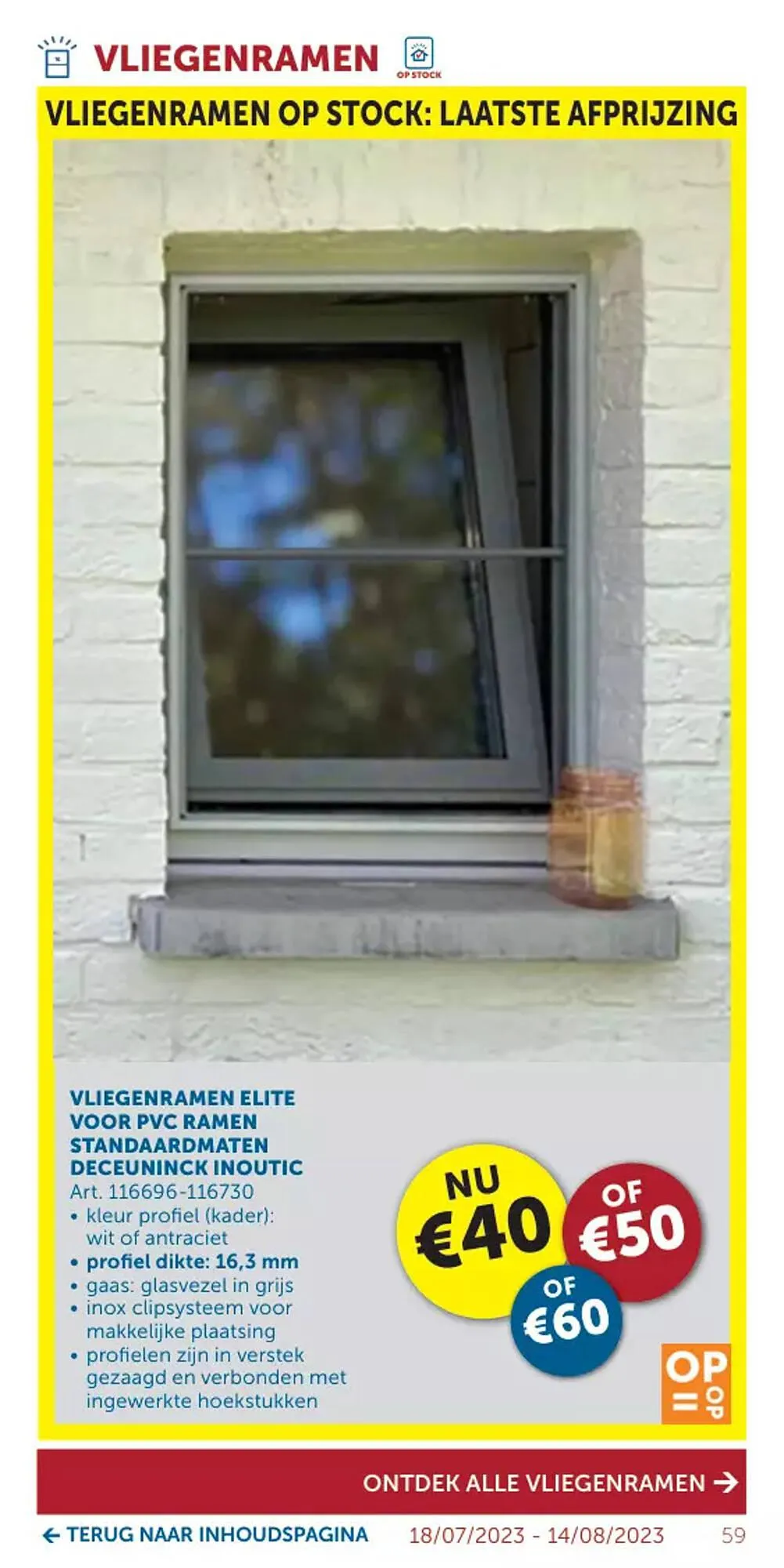 Zelfbouwmarkt folder van 18 juli tot 14 augustus 2023 - folder pagina 59
