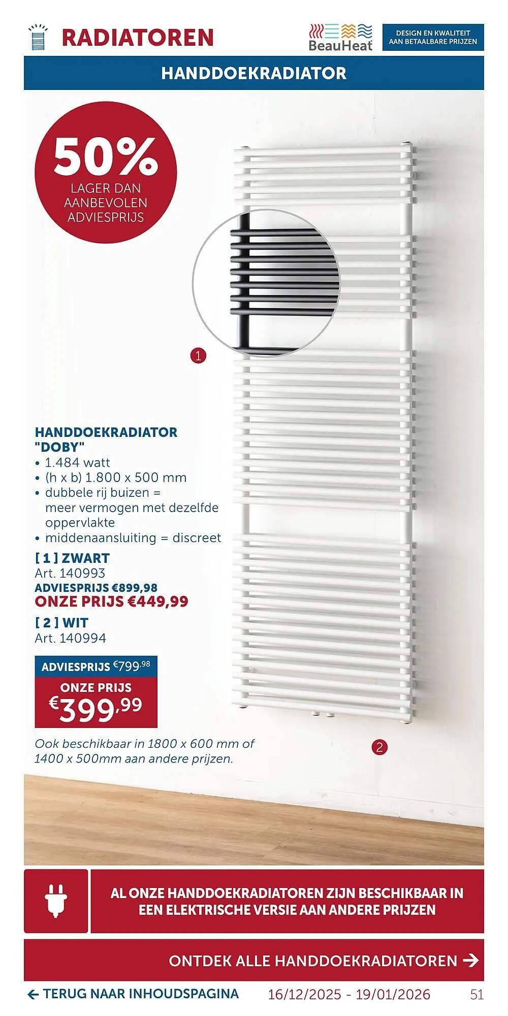 Zelfbouwmarkt folder van 15 december tot 19 januari 2026 - folder pagina 51