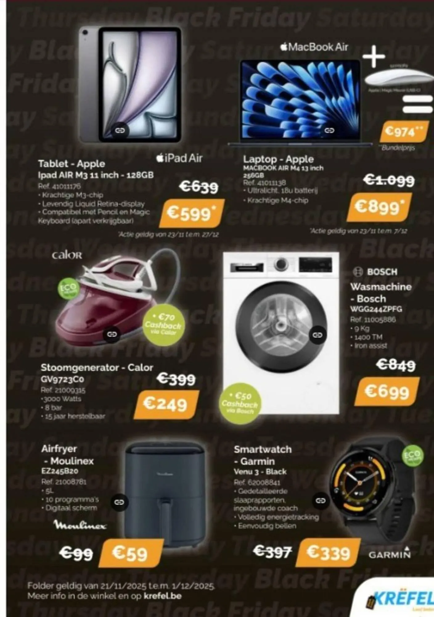 Krëfel folder van 21 november tot 1 december 2025 - folder pagina 2