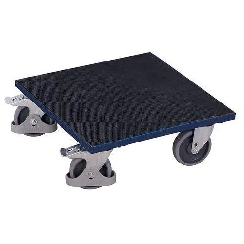 Meubelroller met ribbelrubber bodem - Draagvermogen 400 kg - Variofit