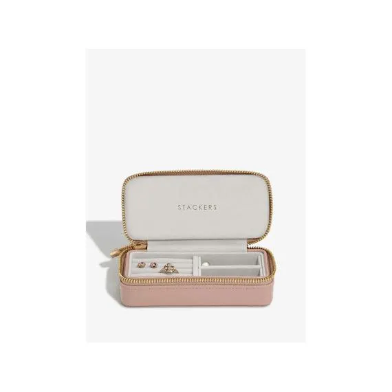 Stackers Patent Rose Mid-size Travel Box