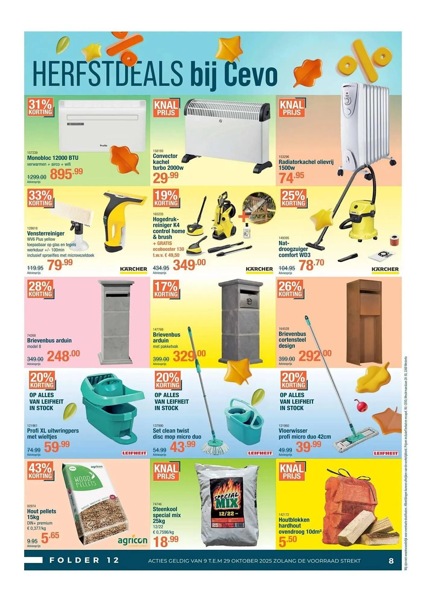 Cevo folder van 9 oktober tot 29 oktober 2025 - folder pagina 8