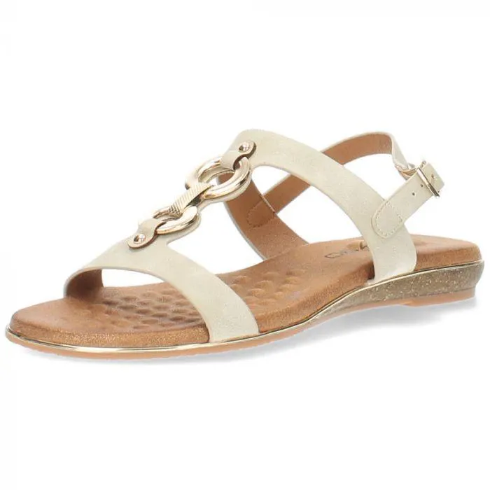 Beige sandalen