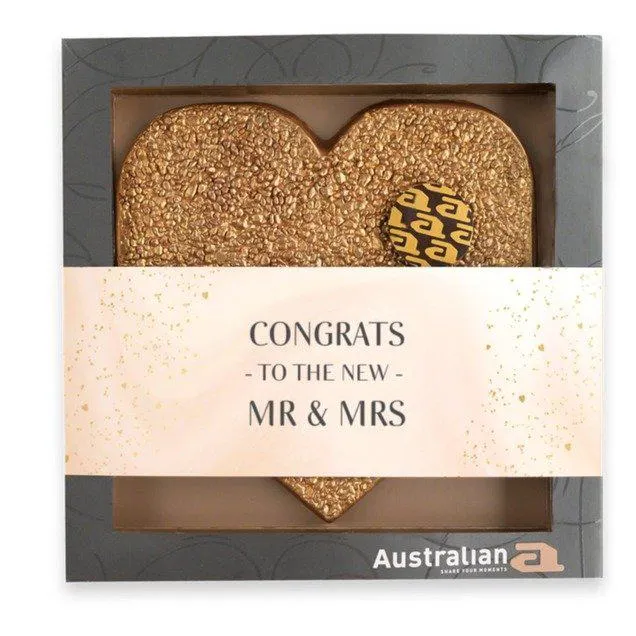 Australian Hart | Melk Goud | Huwelijk met eigen tekst