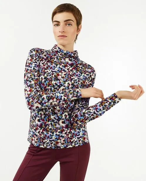 Souspull met allover print