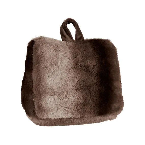 Deurstopper 17x8cm Faux Fur