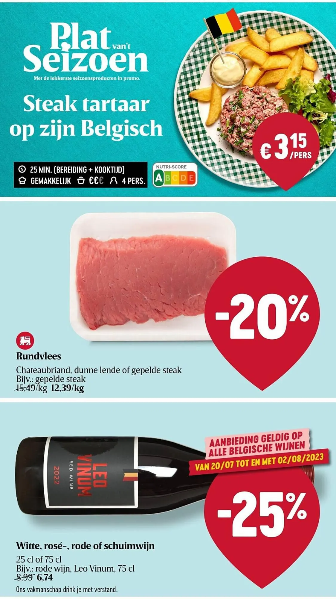 AD Delhaize folder van 20 juli tot 26 juli 2023 - folder pagina 17