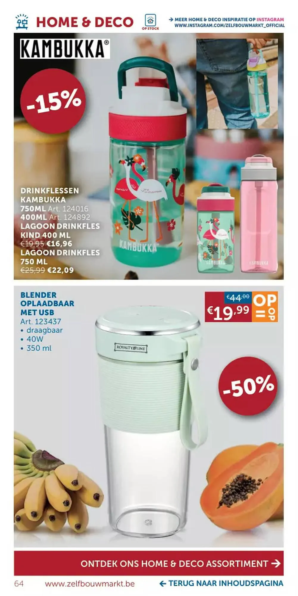 Zelfbouwmarkt folder van 15 augustus tot 18 september 2023 - folder pagina 64