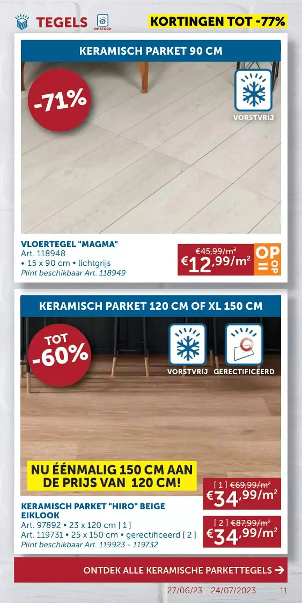 Zelfbouwmarkt folder van 27 juni tot 24 juli 2023 - folder pagina 11