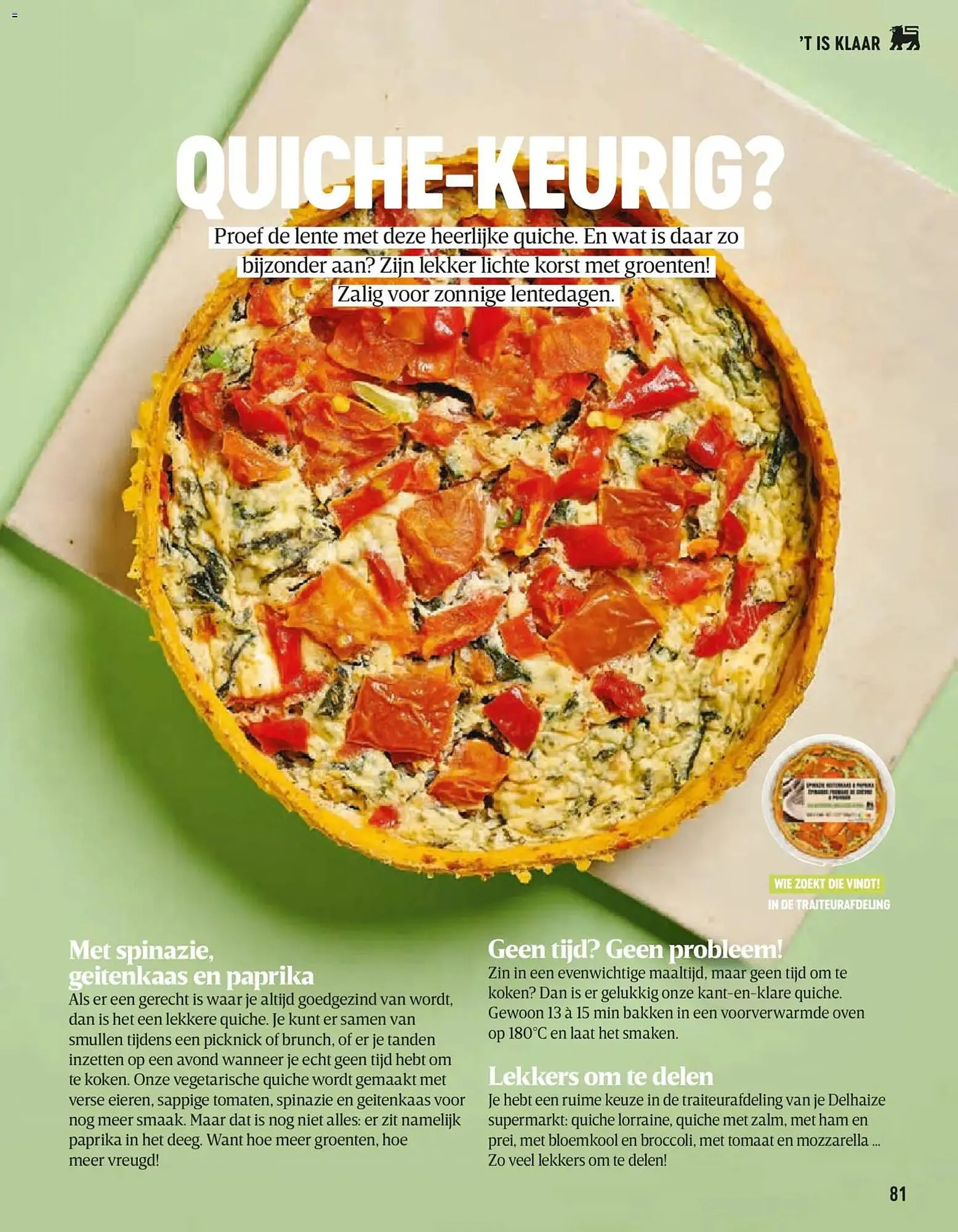 Delhaize magazine van 2 april tot 31 mei 2026 - folder pagina 81