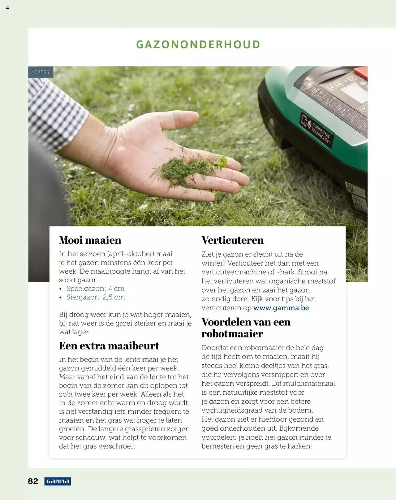 GAMMA tuinmagazine 2022 van 22 maart tot 31 december 2023 - folder pagina 82