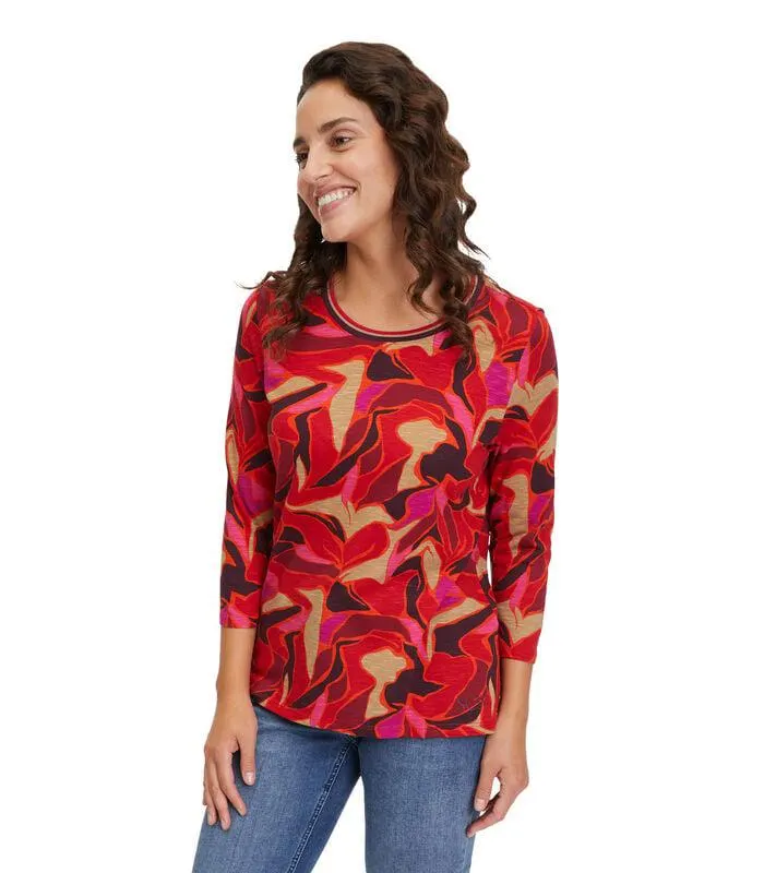 Basic shirt met print