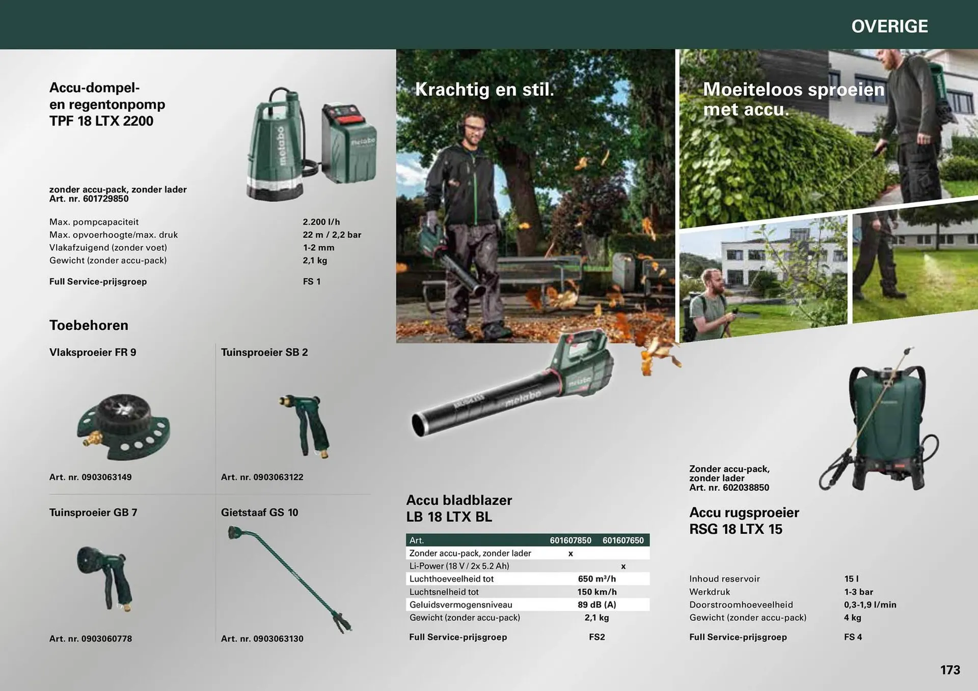 Metabo folder van 7 maart tot 31 december 2024 - folder pagina 173