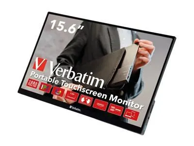 Verbatim Portable Touchscreen Monitor - 15.6"