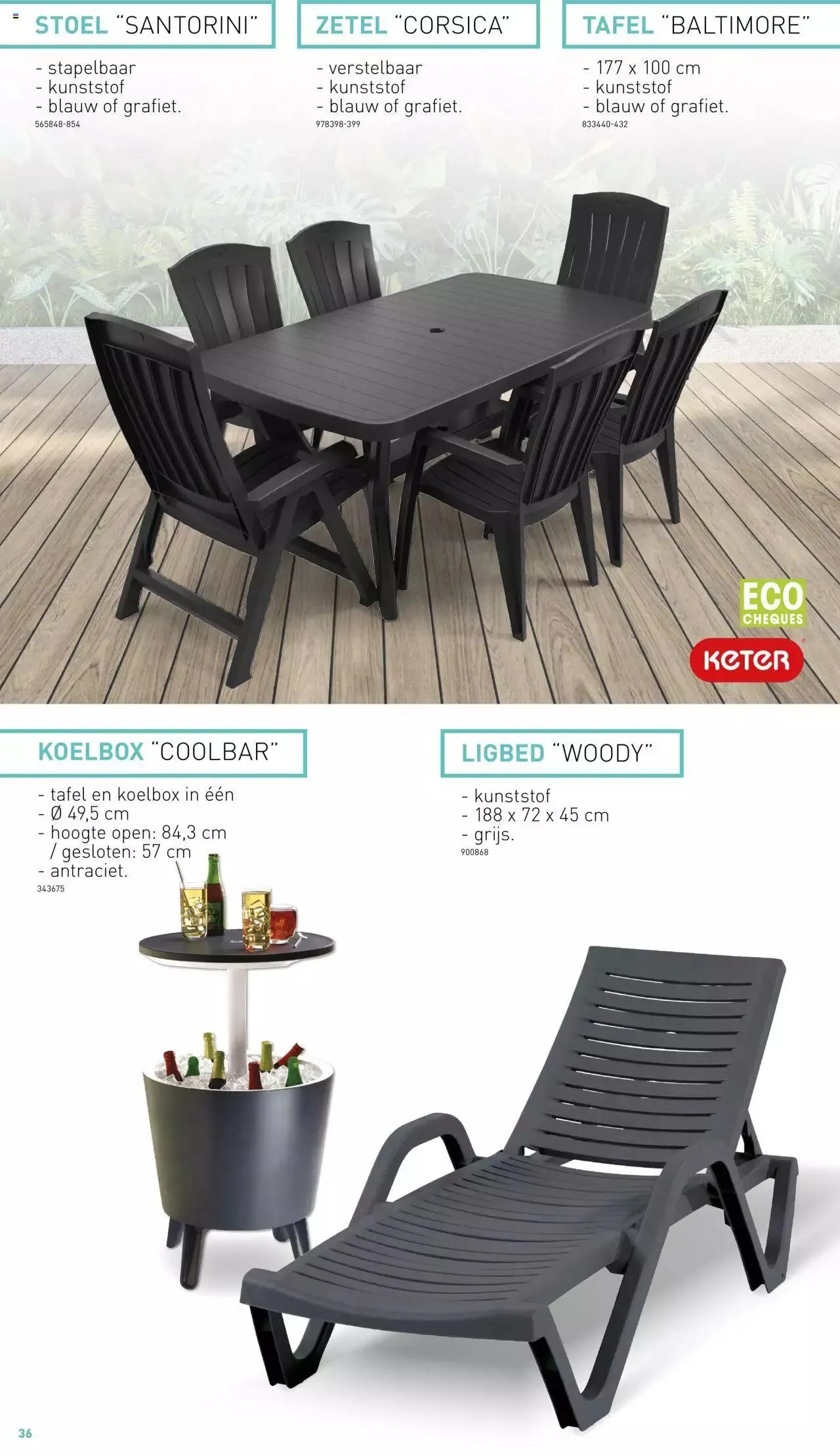 Hubo - Tuinmeubelen Special 2023 van 30 juni tot 31 december 2023 - folder pagina 36