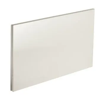 Achterwand 90x65 cm inox