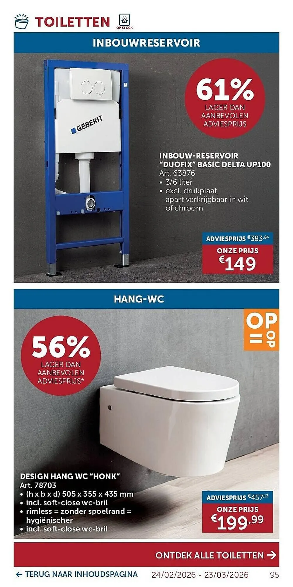 Zelfbouwmarkt folder van 24 februari tot 23 maart 2026 - folder pagina 95