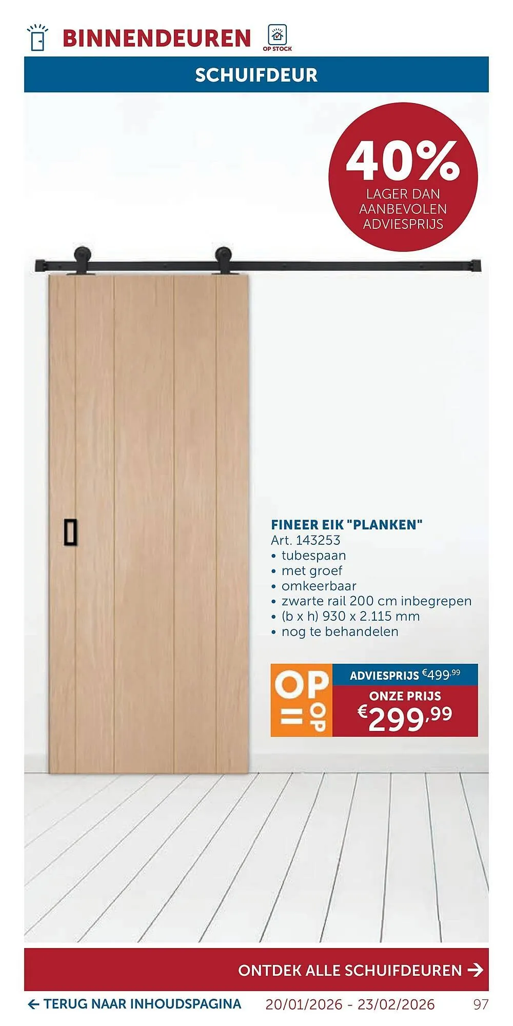 Zelfbouwmarkt folder van 20 januari tot 23 februari 2026 - folder pagina 97