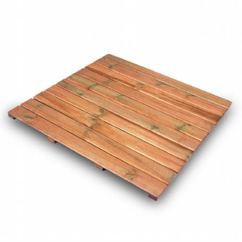 RELIEFTEGEL KARO GRENEN GEIMPREGNEERD 100x100CM