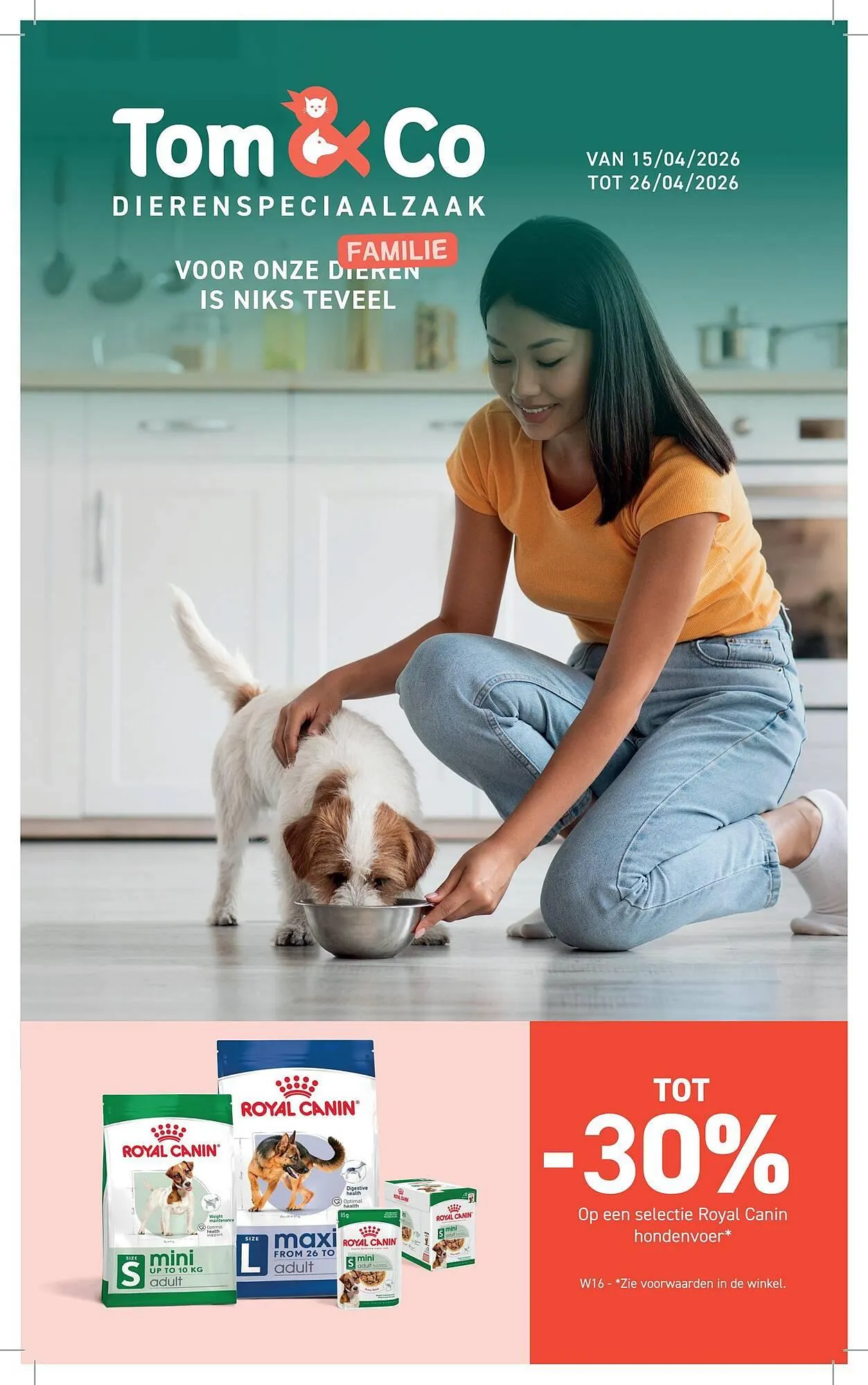 Tom&Co folder van 15 april tot 26 april 2026 - folder pagina 1